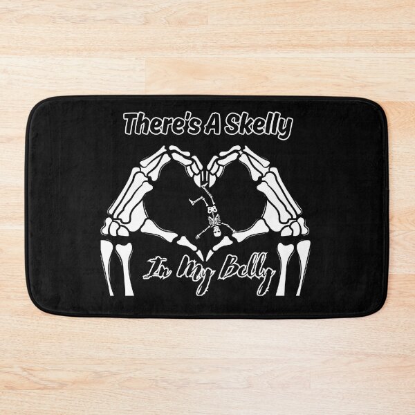 Item preview, there's a skelly in my belly Funny Skeleton Meme designed and sold by AMCreatix.