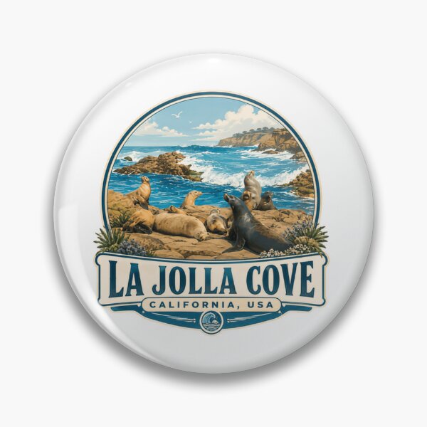 Item preview, La Jolla Cove California USA Sea Lion Ocean Wildlife Souvenir designed and sold by Simsimah26Parks.