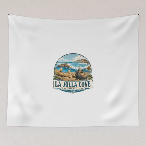 Item preview, La Jolla Cove California USA Sea Lion Ocean Wildlife Souvenir designed and sold by Simsimah26Parks.