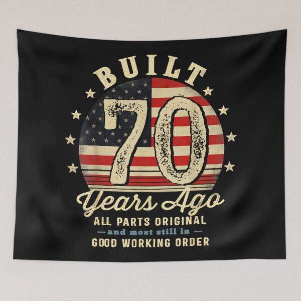 Item preview, Built 70 Years Ago All Parts Original And Still In Good Working Order 70th Birthday Vintage American Celebration Gift designed and sold by BrockmeyeSB.