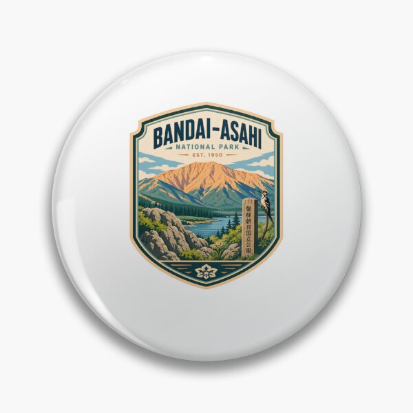 Item preview, Bandai-Asahi National Park Est. 1950 Japan Travel Outdoors Souvenir designed and sold by Star3NowForMe.