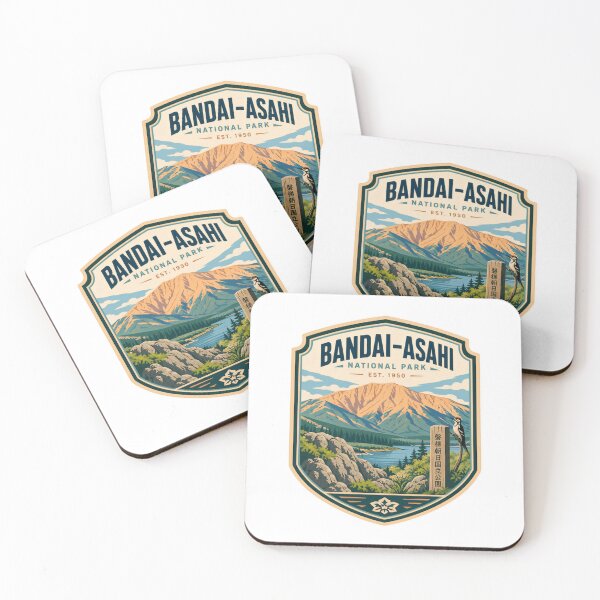 Item preview, Bandai-Asahi National Park Est. 1950 Japan Travel Outdoors Souvenir designed and sold by Star3NowForMe.