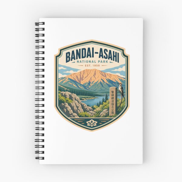 Item preview, Bandai-Asahi National Park Est. 1950 Japan Travel Outdoors Souvenir designed and sold by Star3NowForMe.