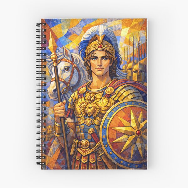 Item preview, Alexander the Great – Warrior King of Macedonia illustration designed and sold by GalleryKauffeld.