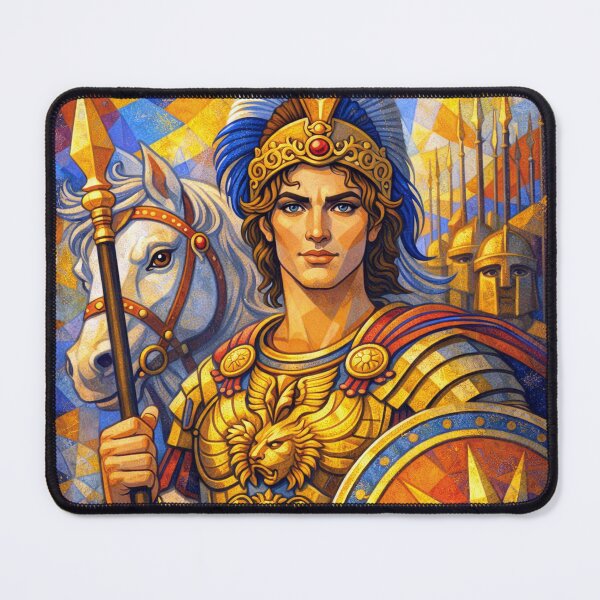 Item preview, Alexander the Great – Warrior King of Macedonia illustration designed and sold by GalleryKauffeld.