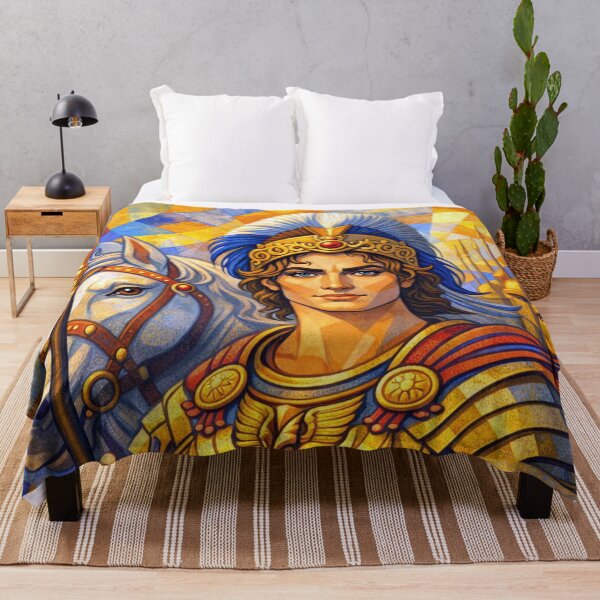 Item preview, Alexander the Great – Warrior King of Macedonia illustration designed and sold by GalleryKauffeld.