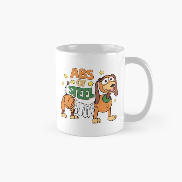 Item preview, Funny Cartoon Dog Abs Of Steel Gym Humor Design designed and sold by MollySchn95927.