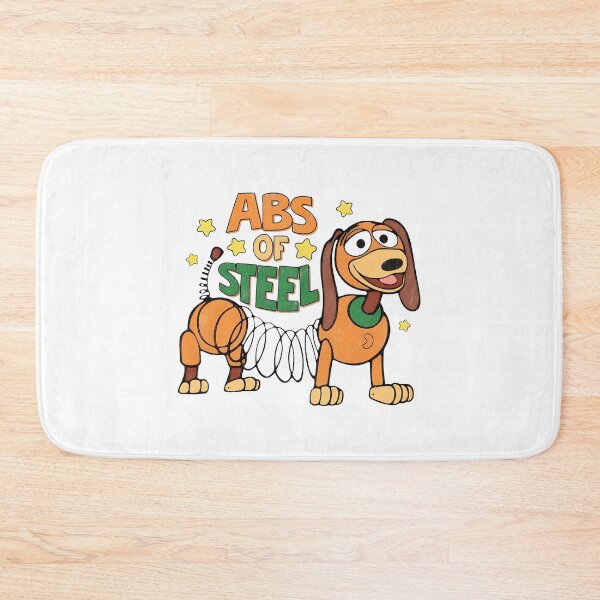 Item preview, Funny Cartoon Dog Abs Of Steel Gym Humor Design designed and sold by MollySchn95927.