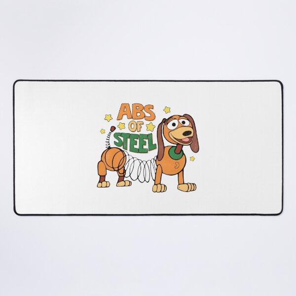 Item preview, Funny Cartoon Dog Abs Of Steel Gym Humor Design designed and sold by MollySchn95927.