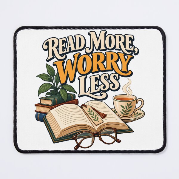 Item preview, Read More Worry Less designed and sold by Ahsacom.