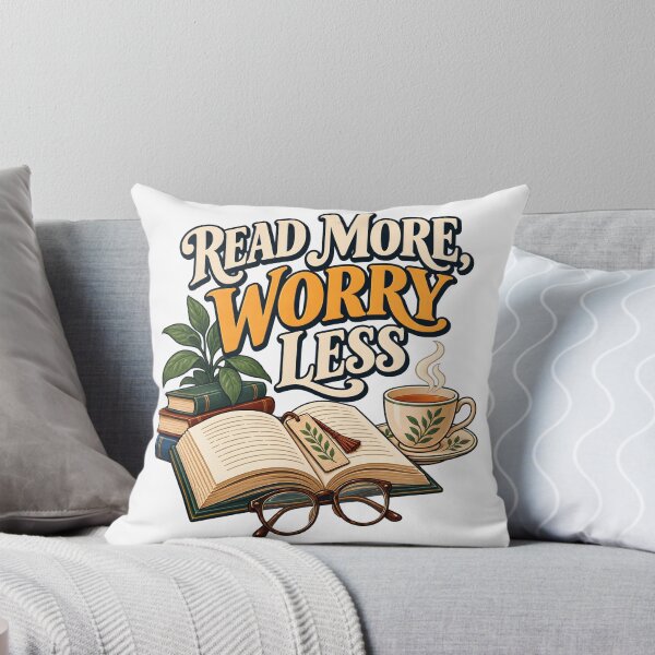 Item preview, Read More Worry Less designed and sold by Ahsacom.