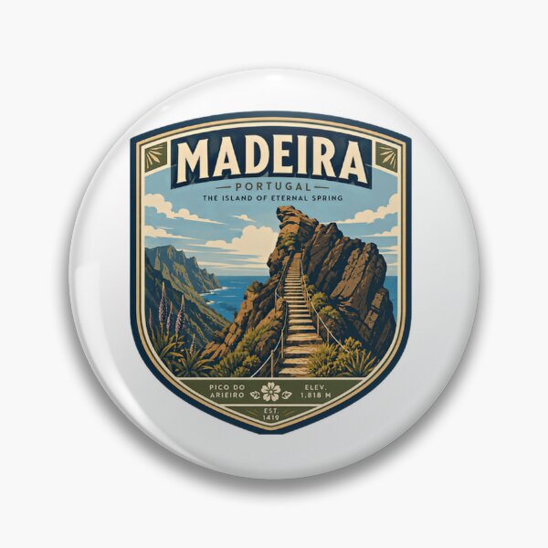 Item preview, Madeira Portugal The Island Of Eternal Spring Pico Do Arieiro Travel Souvenir Hiker Destination designed and sold by Simsimah26Parks.