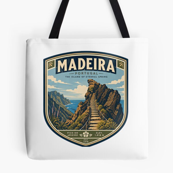 Item preview, Madeira Portugal The Island Of Eternal Spring Pico Do Arieiro Travel Souvenir Hiker Destination designed and sold by Simsimah26Parks.