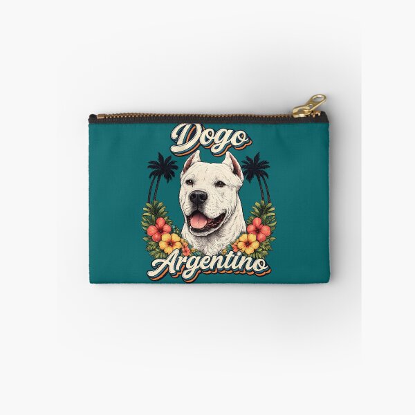 Item preview, Dogo Argentino Tropical Paradise – Retro Dog Lover Design designed and sold by blankTeeShirt.