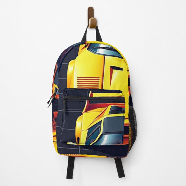 Item preview, Yellow Retro 90s Italian Supercar Pixel Art designed and sold by grzezzz.