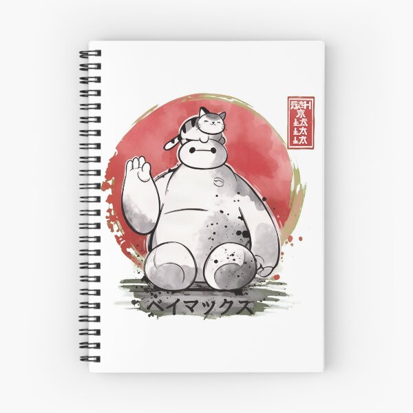 Item preview, Cute Baymax Cat Zen Japanese Ink Style Artwork designed and sold by LisaDanie63314.