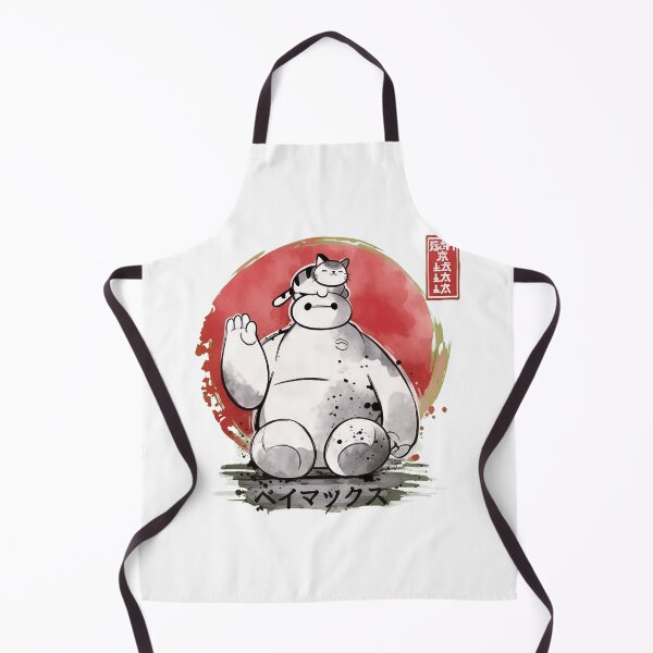 Item preview, Cute Baymax Cat Zen Japanese Ink Style Artwork designed and sold by LisaDanie63314.
