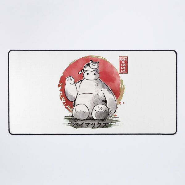 Item preview, Cute Baymax Cat Zen Japanese Ink Style Artwork designed and sold by LisaDanie63314.