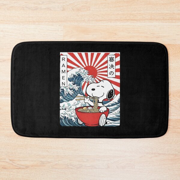 Item preview, Snoopy Ramen – Cute Cartoon Dog Slurping Japanese Noodles Art Print | ⭐⭐⭐⭐⭐ designed and sold by Anotherdoctor.