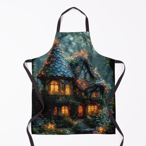 Item preview, Whimsical Glimmering Witch Cottage designed and sold by Vhelir-Art.