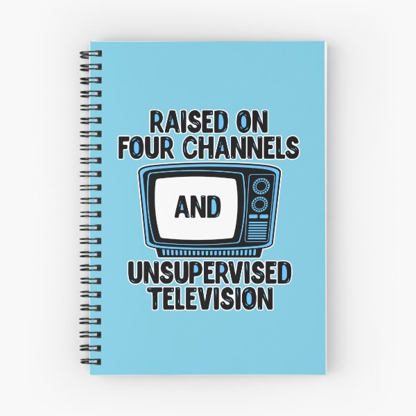 Item preview, Raised on Four Channels and Unsupervised Television designed and sold by ezcreate.media.