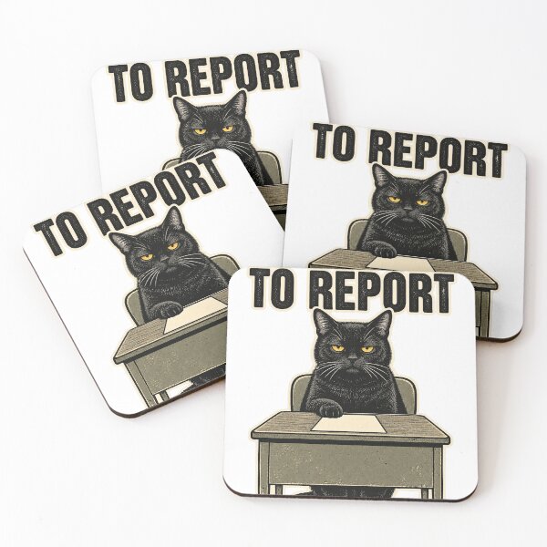 Item preview, nothing to report cat designed and sold by alexrow.
