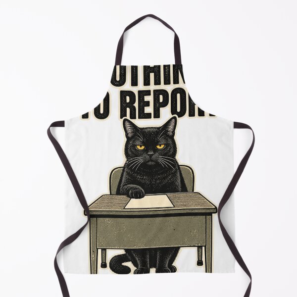 Item preview, nothing to report cat designed and sold by alexrow.