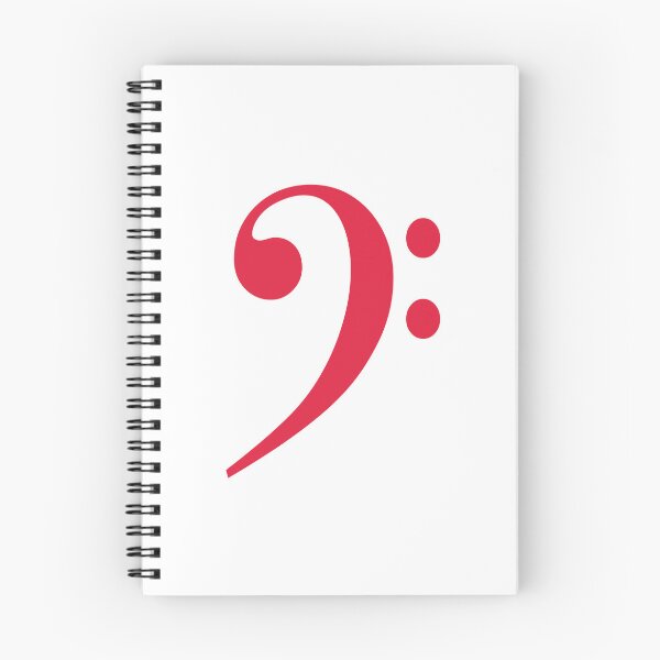 Item preview, Bass clef red designed and sold by Inspirationmotivation.