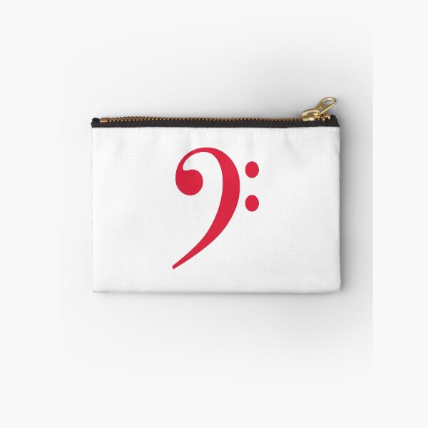 Item preview, Bass clef red designed and sold by Inspirationmotivation.