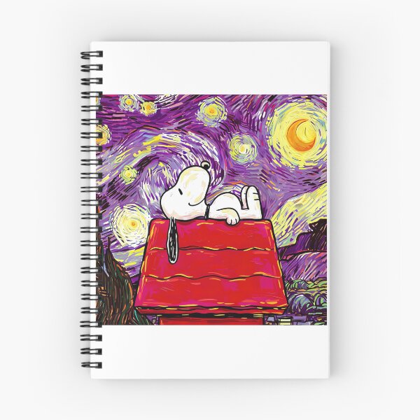 Item preview, Snoopy Relaxing On Doghouse Starry Night Art - Whimsical Peanuts Illustration | Perfect Gift For You And Friends designed and sold by Anotherdoctor.