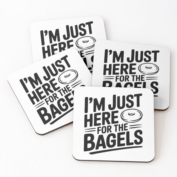 Item preview, I'm Just Here For The Bagels designed and sold by Frank Ring.