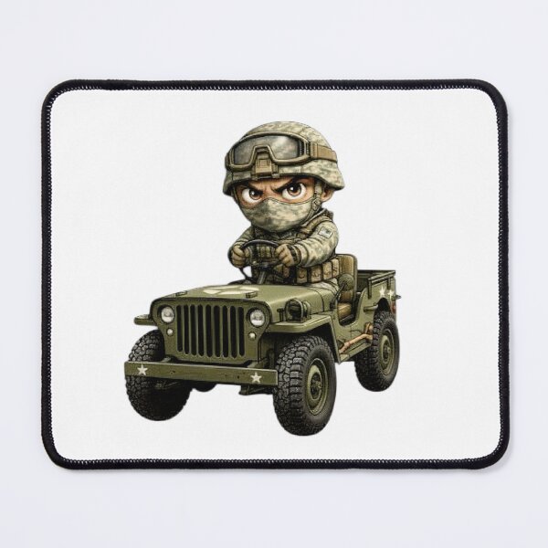 Item preview, US Military Jeep: Li'l Soldiers Collection designed and sold by EscapeArtist13.