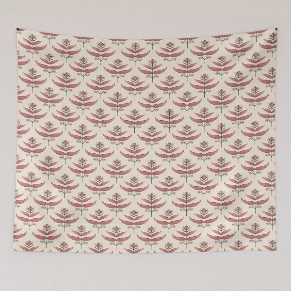 Item preview, Rosella Bloom Scandinavian Folk Botanical designed and sold by Almanzart.