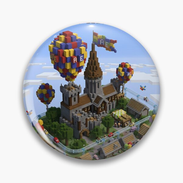 Item preview, Block Kingdom: The Up-In-The-Air Kingdom | Voxel Village & Pixel Art Creation designed and sold by BalloonArtAe.