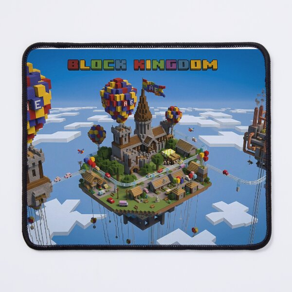 Item preview, Block Kingdom: The Up-In-The-Air Kingdom | Voxel Village & Pixel Art Creation designed and sold by BalloonArtAe.