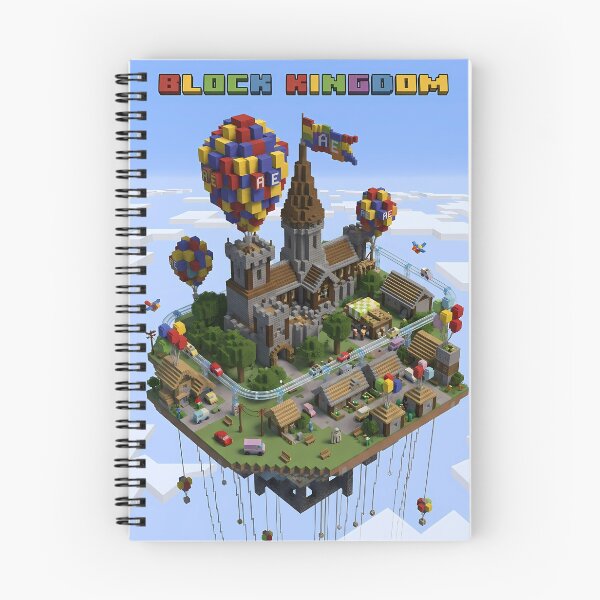 Item preview, Block Kingdom: The Up-In-The-Air Kingdom | Voxel Village & Pixel Art Creation designed and sold by BalloonArtAe.