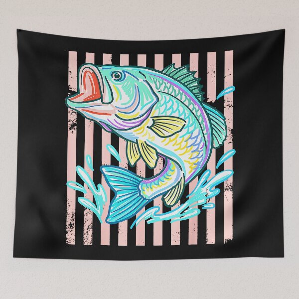 Item preview, Bass Fishing Angler Outdoorsman Design designed and sold by BrockmeyeSB.