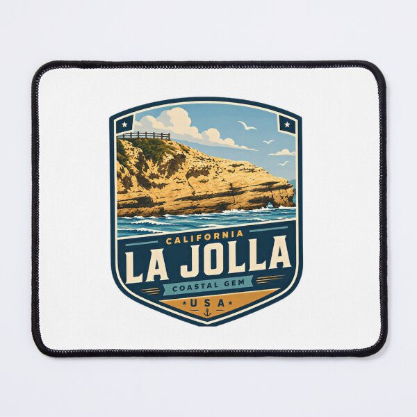 Item preview, California La Jolla Coastal Gem USA Travel Souvenir designed and sold by Simsimah26Parks.