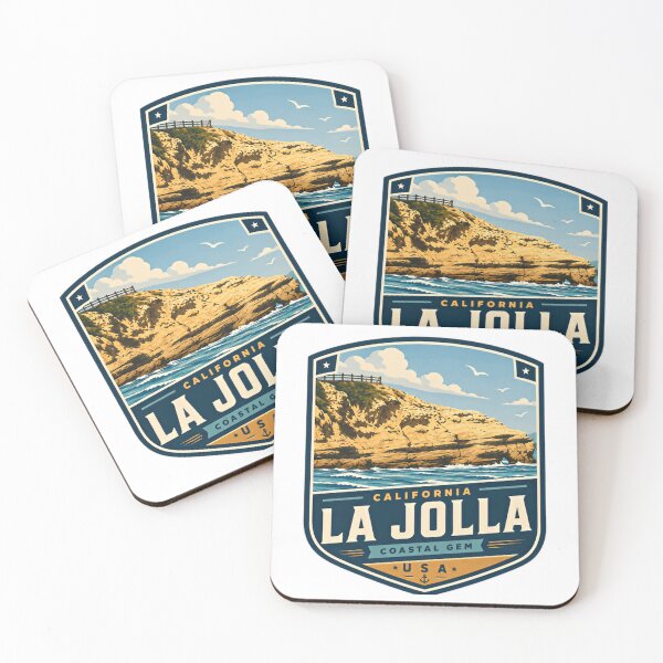 Item preview, California La Jolla Coastal Gem USA Travel Souvenir designed and sold by Simsimah26Parks.