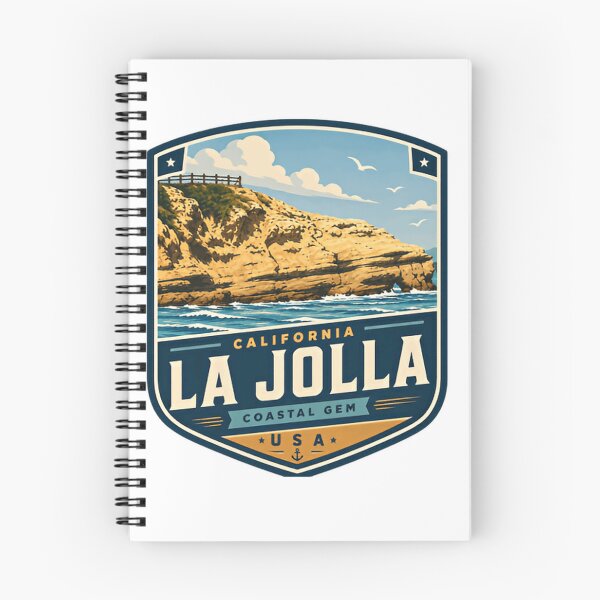 Item preview, California La Jolla Coastal Gem USA Travel Souvenir designed and sold by Simsimah26Parks.
