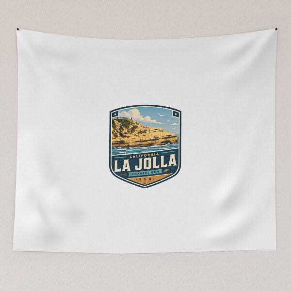 Item preview, California La Jolla Coastal Gem USA Travel Souvenir designed and sold by Simsimah26Parks.