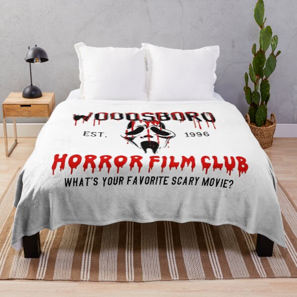 Item preview, Bloody Ghostface Horror Film Club Retro Design designed and sold by MichelleC90932.