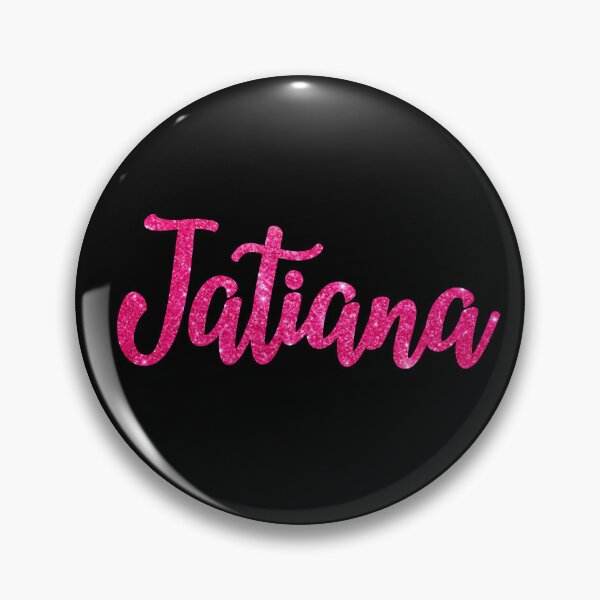 Item preview, Tatiana Hot Pink Sparkly Personalised Name Design designed and sold by CamilasPrints.