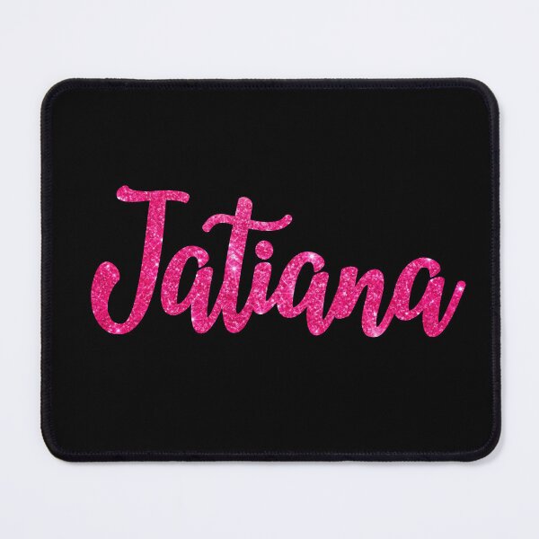 Item preview, Tatiana Hot Pink Sparkly Personalised Name Design designed and sold by CamilasPrints.