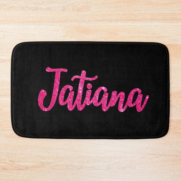 Item preview, Tatiana Hot Pink Sparkly Personalised Name Design designed and sold by CamilasPrints.