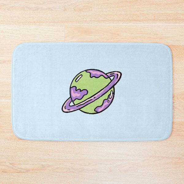 Item preview, Colorful Green Purple Ringed Planet designed and sold by jianina-alondra.