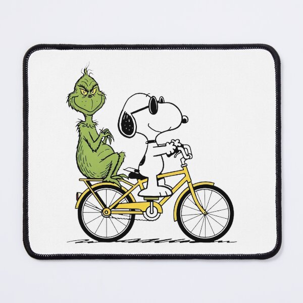 Item preview, Snoopy Riding Bike With The Grinch M | Limited Edition designed and sold by Anotherdoctor.