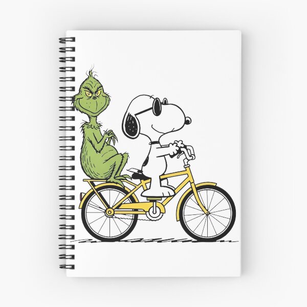 Item preview, Snoopy Riding Bike With The Grinch M | Limited Edition designed and sold by Anotherdoctor.