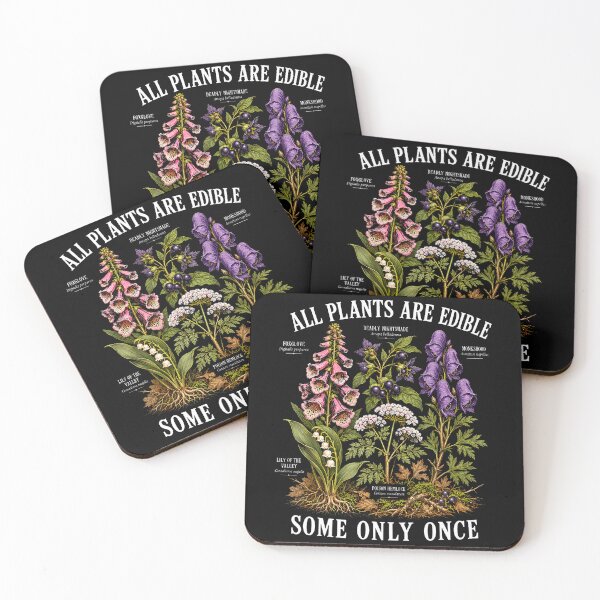Item preview, All Plants Are Edible Some Only Once designed and sold by Krwasatoune.