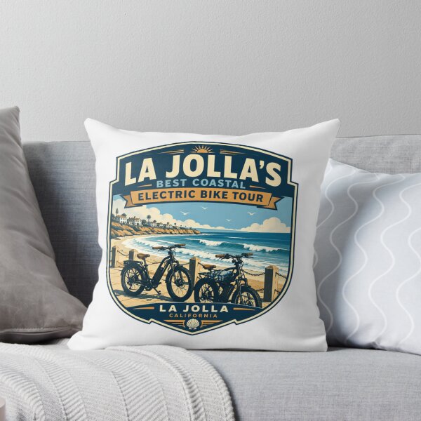 Item preview, La Jolla's Best Coastal Electric Bike Tour La Jolla California Vacation Ebike Cycling Traveler designed and sold by Simsimah26Parks.